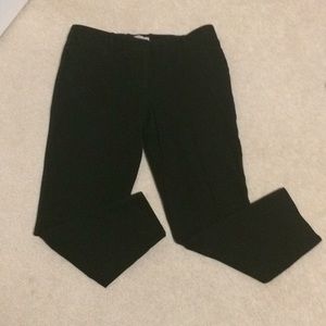 Gap Black Slim Cropped Pants Size 4 EUC